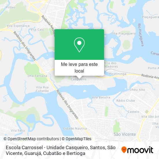 Escola Carrossel - Unidade Casqueiro mapa