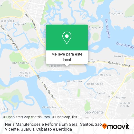 Neris Manutencoes e Reforma Em Geral mapa