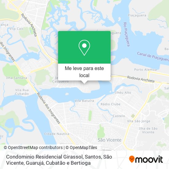 Condominio Residencial Girassol mapa