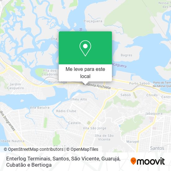 Enterlog Terminais mapa