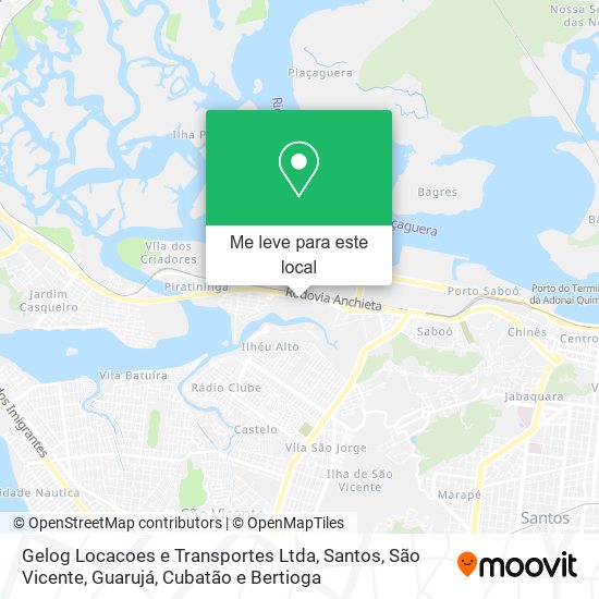 Gelog Locacoes e Transportes Ltda mapa