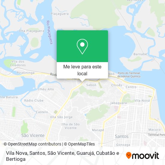 Vila Nova mapa