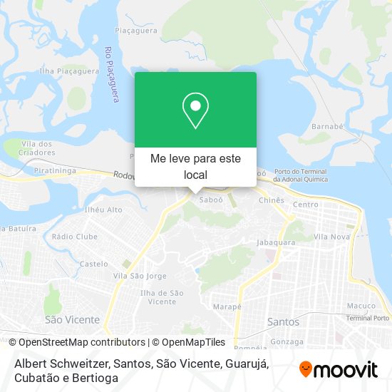 Albert Schweitzer mapa
