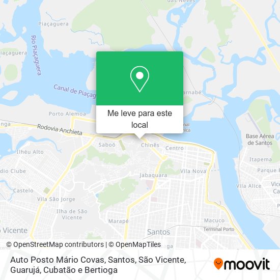 Auto Posto Mário Covas mapa