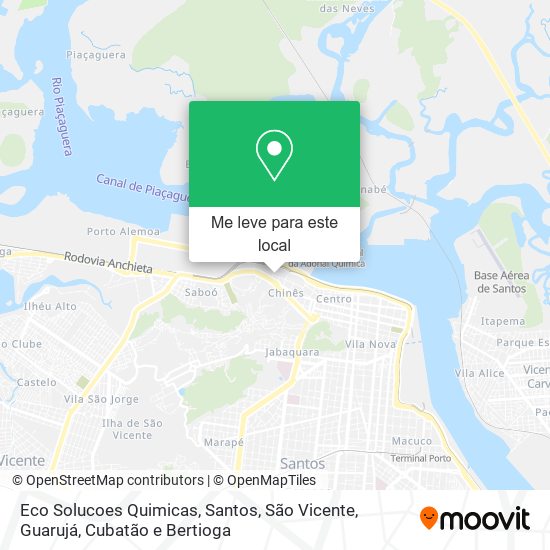 Eco Solucoes Quimicas mapa