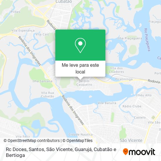 Rc Doces mapa