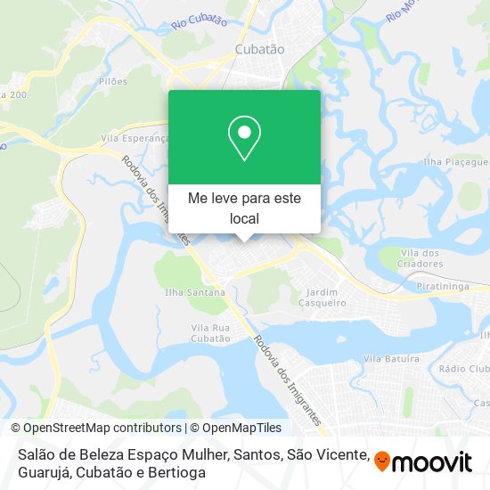 Salão de Beleza Espaço Mulher mapa