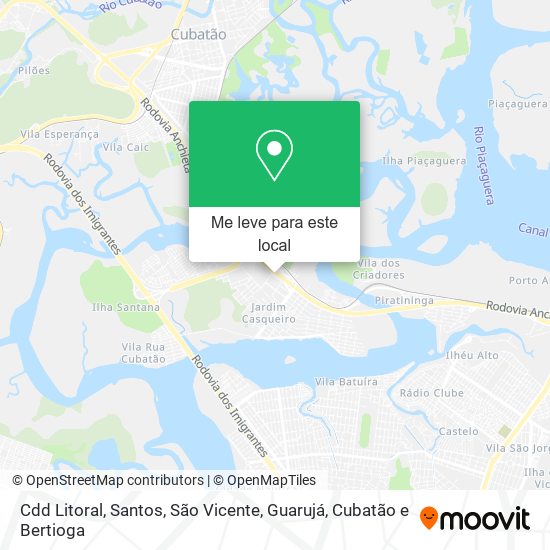 Cdd Litoral mapa