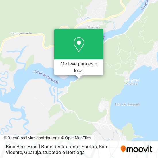 Bica Bem Brasil Bar e Restaurante mapa