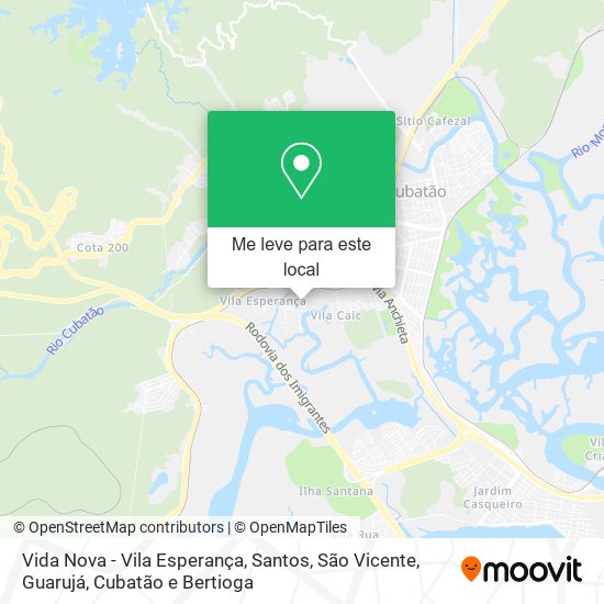 Vida Nova - Vila Esperança mapa