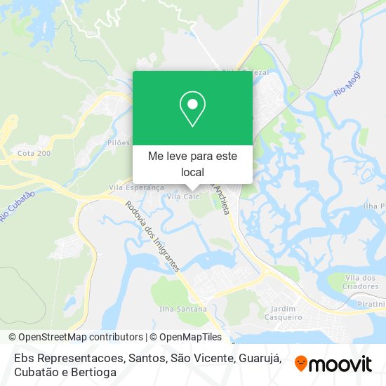Ebs Representacoes mapa