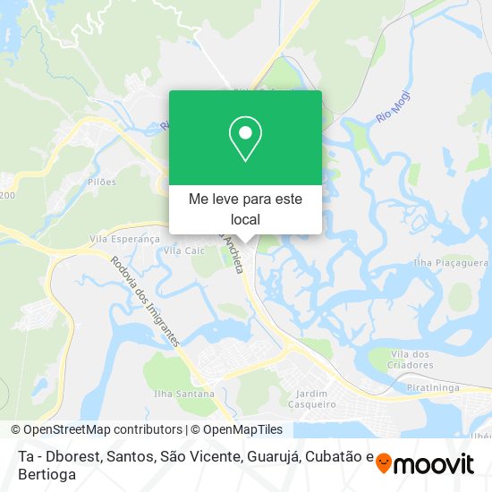 Ta - Dborest mapa