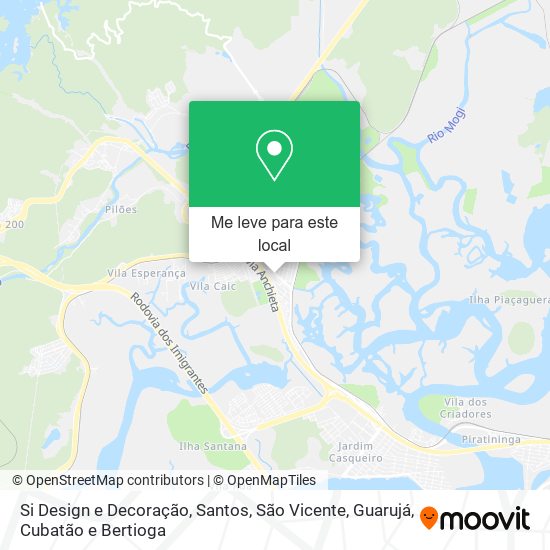 Si Design e Decoração mapa