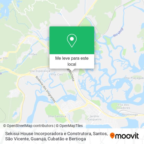 Sekisui House Incorporadora e Construtora mapa