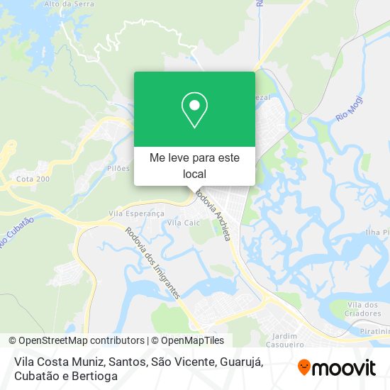 Vila Costa Muniz mapa