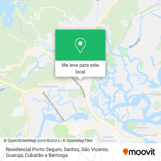 Residencial Porto Seguro mapa