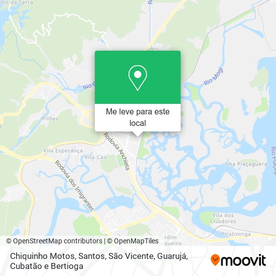 Chiquinho Motos mapa
