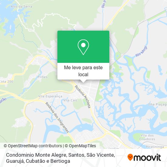 Condominio Monte Alegre mapa