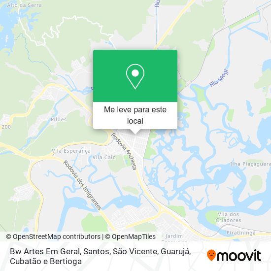 Bw Artes Em Geral mapa