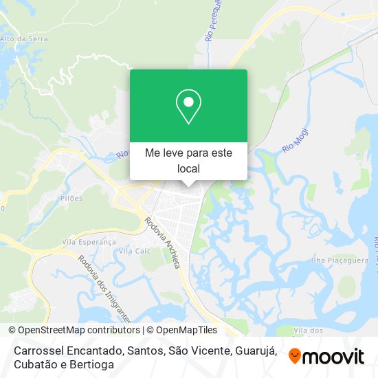 Carrossel Encantado mapa
