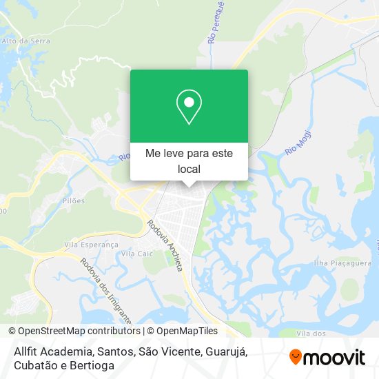 Allfit Academia mapa