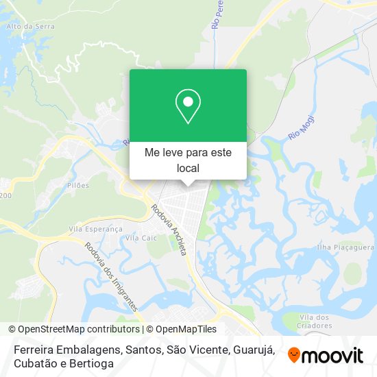 Ferreira Embalagens mapa
