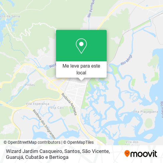 Wizard Jardim Casqueiro mapa