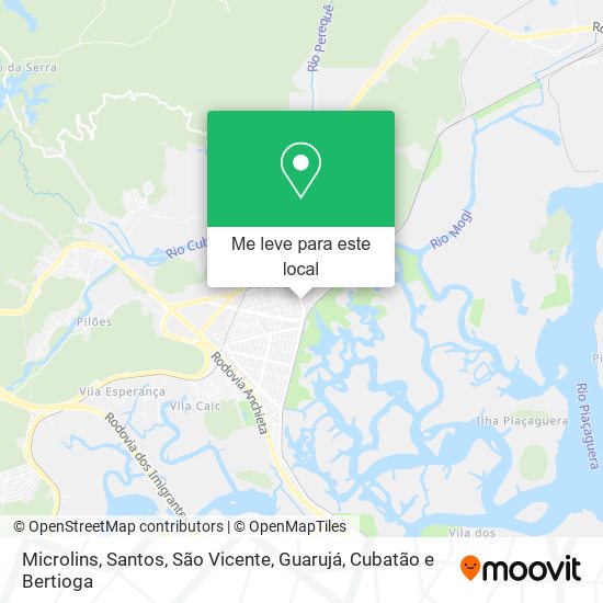 Microlins mapa