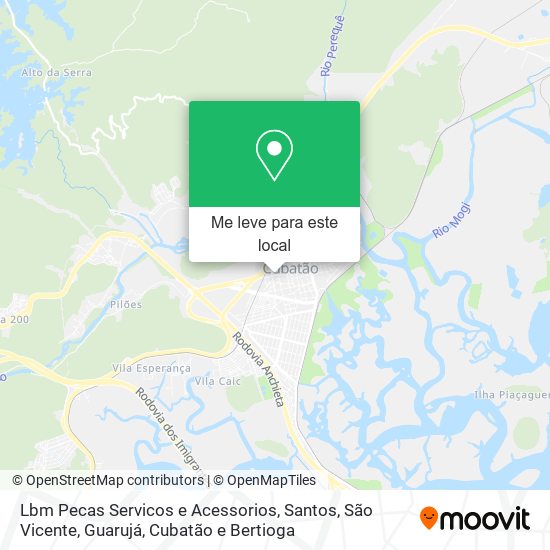 Lbm Pecas Servicos e Acessorios mapa