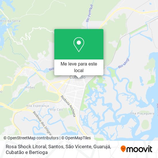 Rosa Shock Litoral mapa