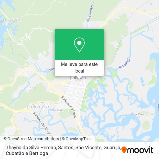 Thayna da Silva Pereira mapa