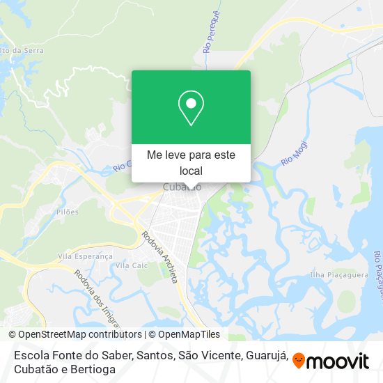Escola Fonte do Saber mapa