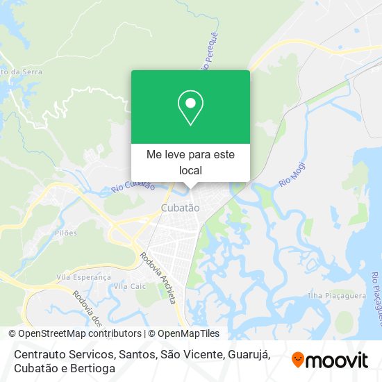 Centrauto Servicos mapa