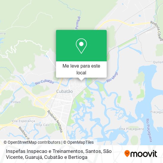 Inspefas Inspecao e Treinamentos mapa