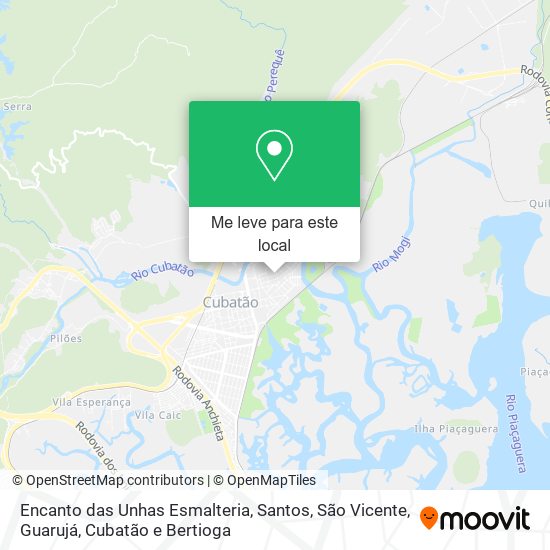 Encanto das Unhas Esmalteria mapa