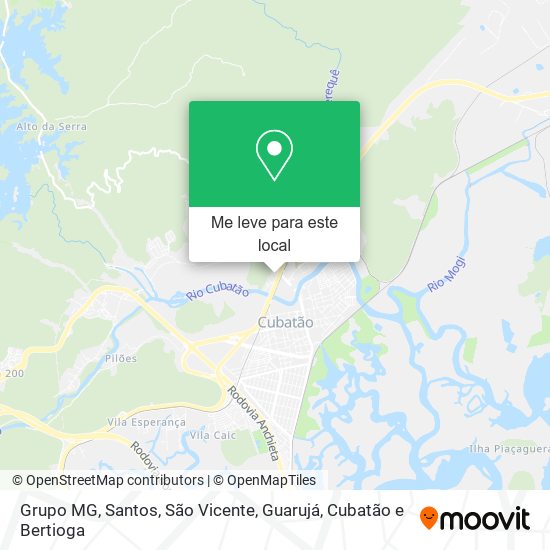 Grupo MG mapa