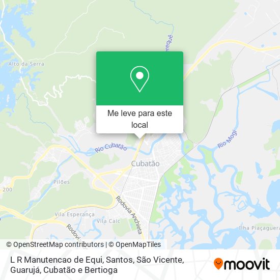 L R Manutencao de Equi mapa