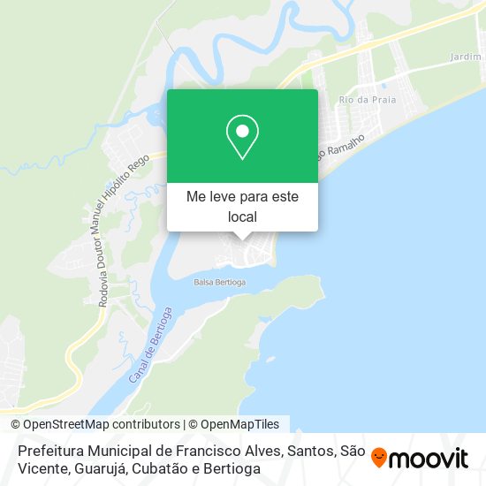 Prefeitura Municipal de Francisco Alves mapa