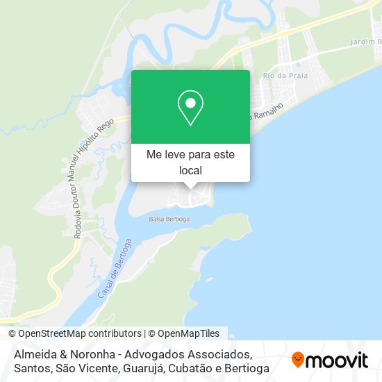 Almeida & Noronha - Advogados Associados mapa