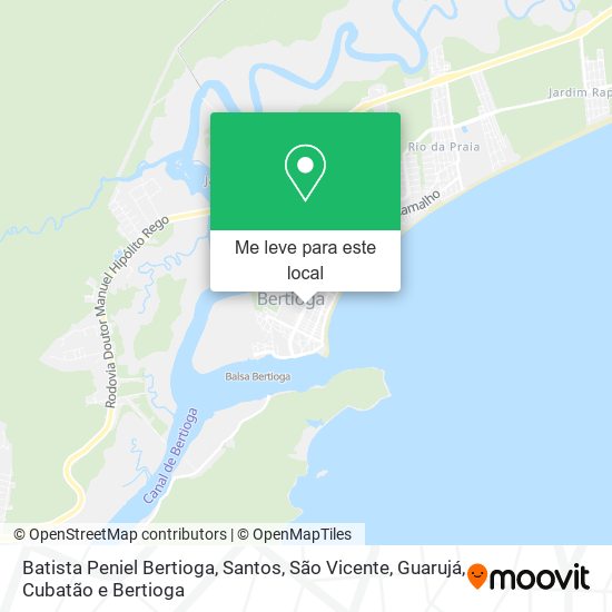Batista Peniel Bertioga mapa