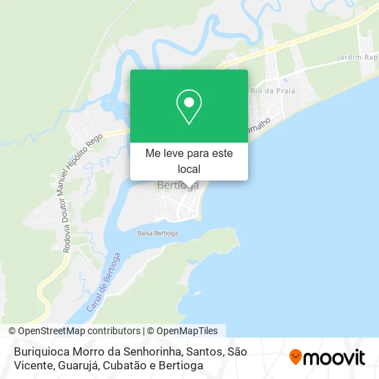 Buriquioca Morro da Senhorinha mapa