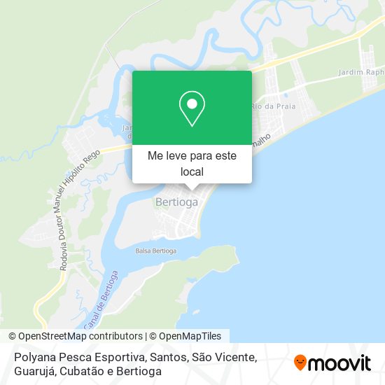Polyana Pesca Esportiva mapa