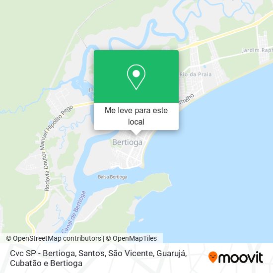 Cvc SP - Bertioga mapa