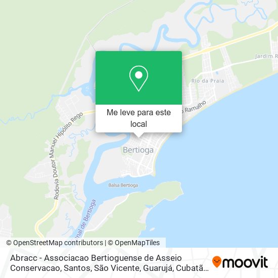 Abracc - Associacao Bertioguense de Asseio Conservacao mapa