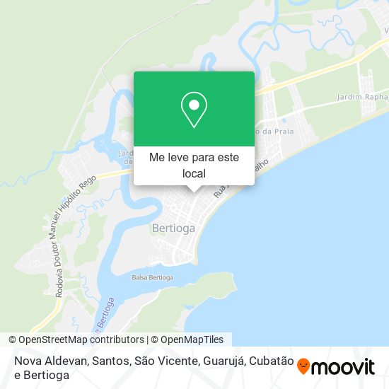 Nova Aldevan mapa