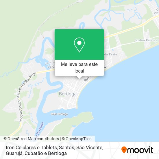 Iron Celulares e Tablets mapa