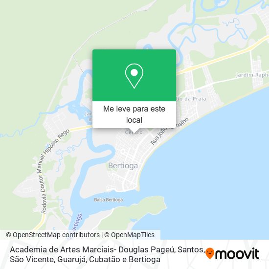 Academia de Artes Marciais- Douglas Pageú mapa