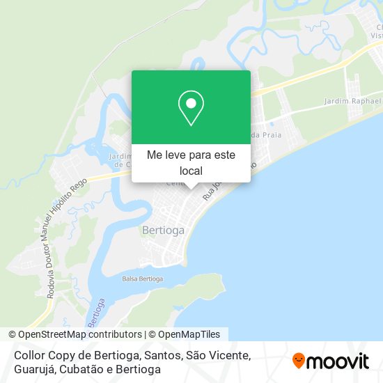 Collor Copy de Bertioga mapa