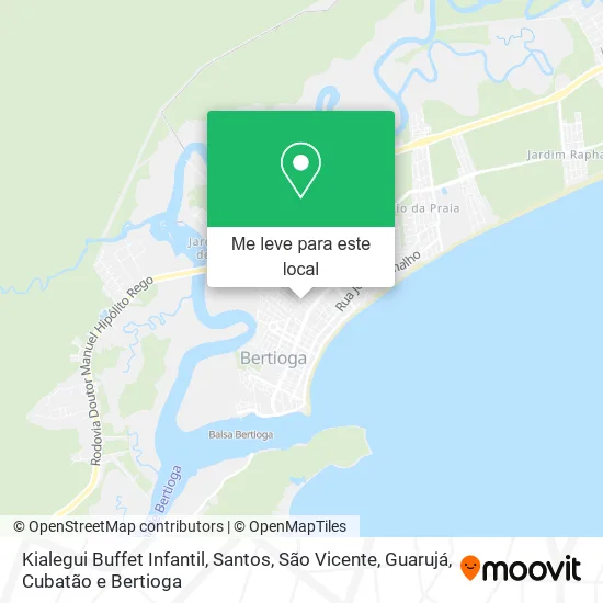 Kialegui Buffet Infantil mapa