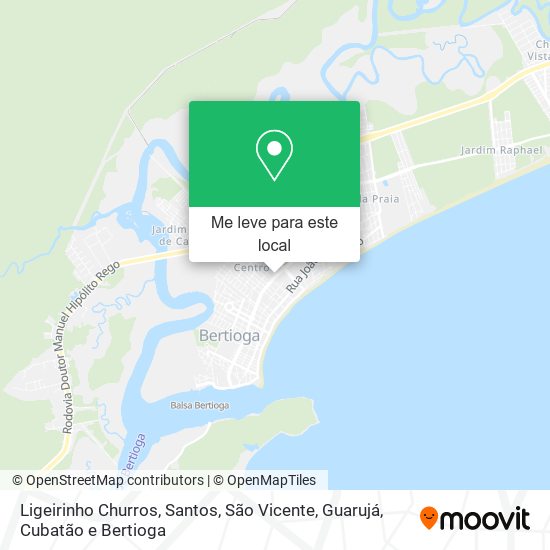 Ligeirinho Churros mapa